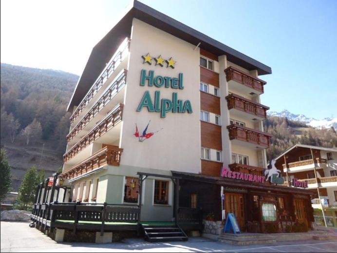 Hotel Alpha Saas-Grund Exterior foto