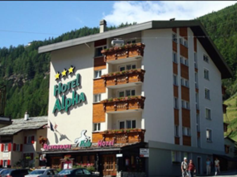 Hotel Alpha Saas-Grund Exterior foto